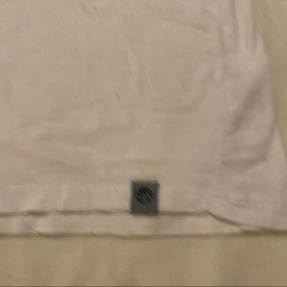 Free planet womens basic white short sleeve fitted crew neck t-shirt size small - Picture 3 of 6